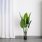 2 Green 3 feet Bird of Paradise ARTIFICIAL PLANTS Planter Pots Home Decorations